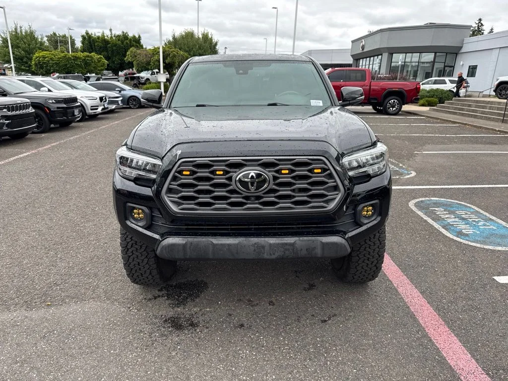 Used 2021 Midnight Black Metallic Toyota TRD Off-Road image 2
