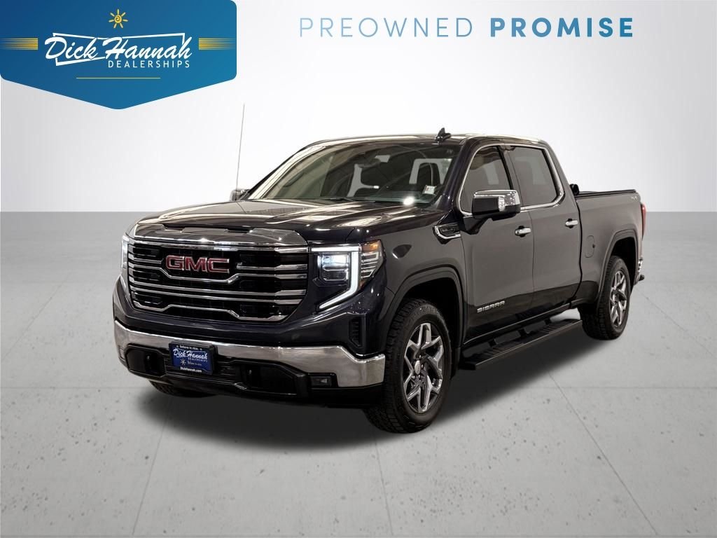 Used 2022 Titanium GMC SLT image 1