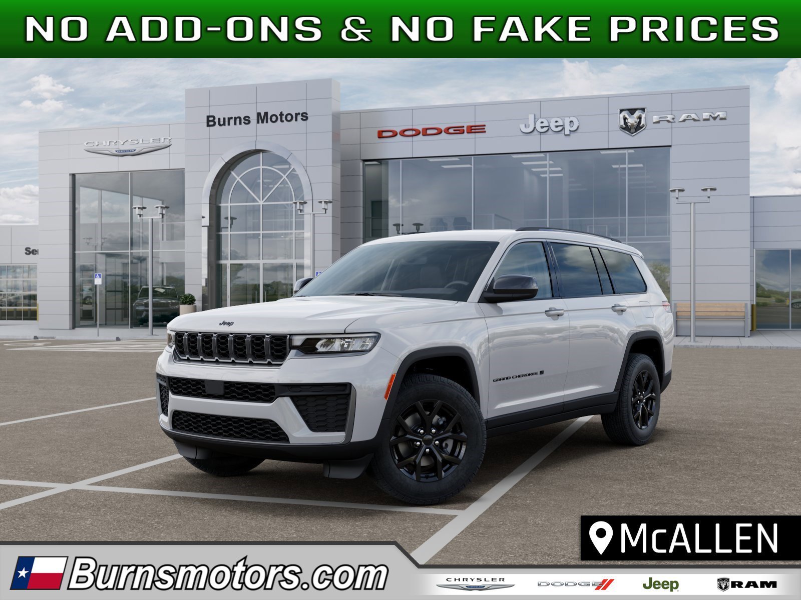 New 2026 Bright White Clear-Coat Exterior Paint Jeep Laredo Altitude image 1