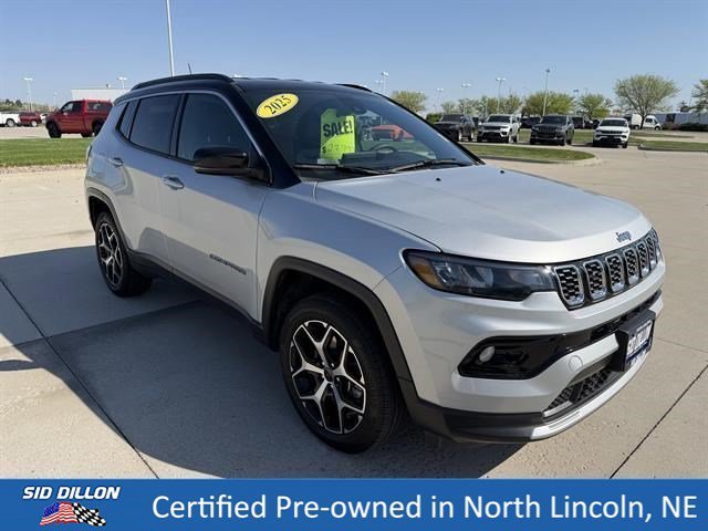 Used 2025 Silver Zynith Metallic Clearcoat Jeep Limited image 6