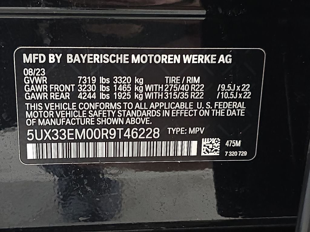 Certified Used 2024 Black Sapphire Metallic BMW M60i image 34