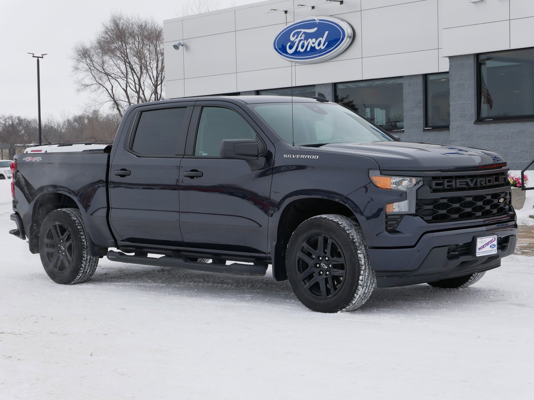 Used 2023 Chevrolet Silverado 1500 Custom with VIN 1GCPDBEK4PZ132239 for sale in Northfield, Minnesota