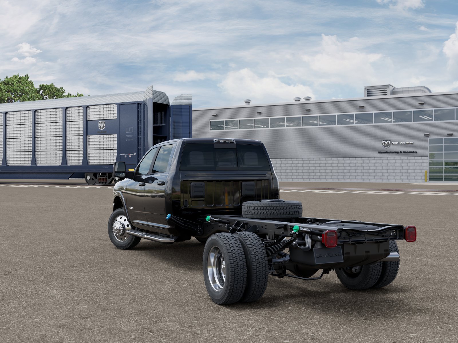 New 2026 Diamond Black Crystal Pearlcoat RAM TRADESMAN image 3
