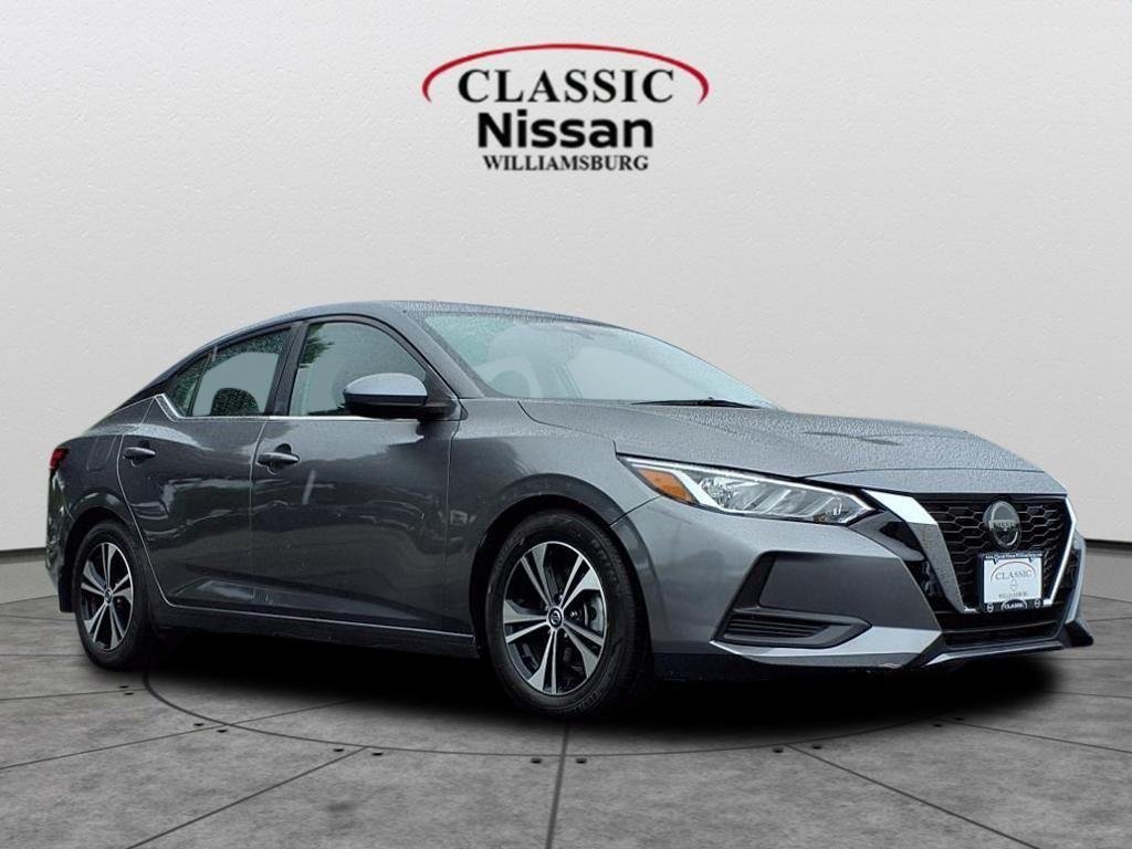 Used 2021 Nissan Sentra SV with VIN 3N1AB8CV2MY289837 for sale in Williamsburg, VA