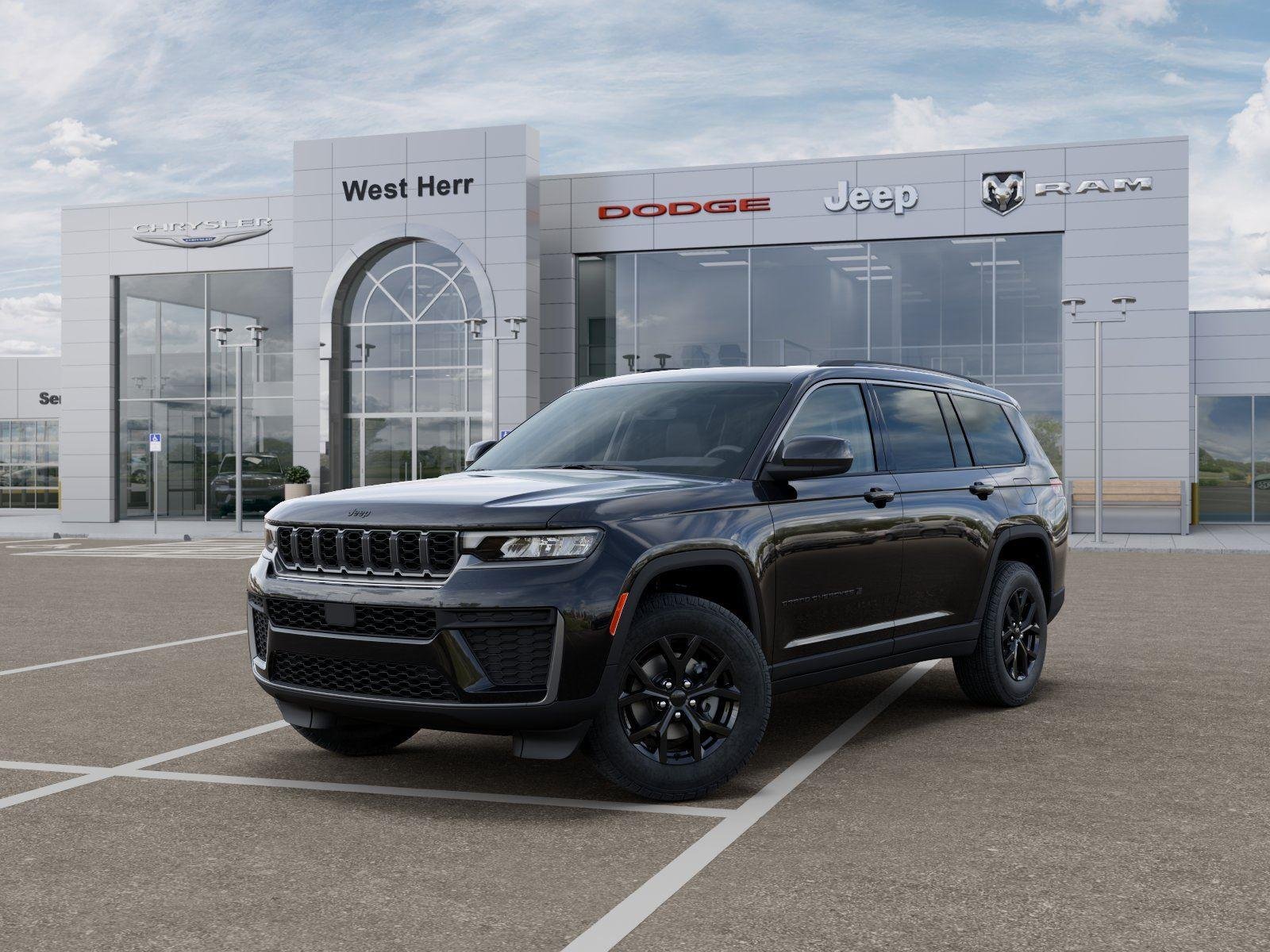 New 2026 Diamond Black Crystal Pearlcoat Jeep GRAND CHEROKEE L LAREDO ALTITU image 1