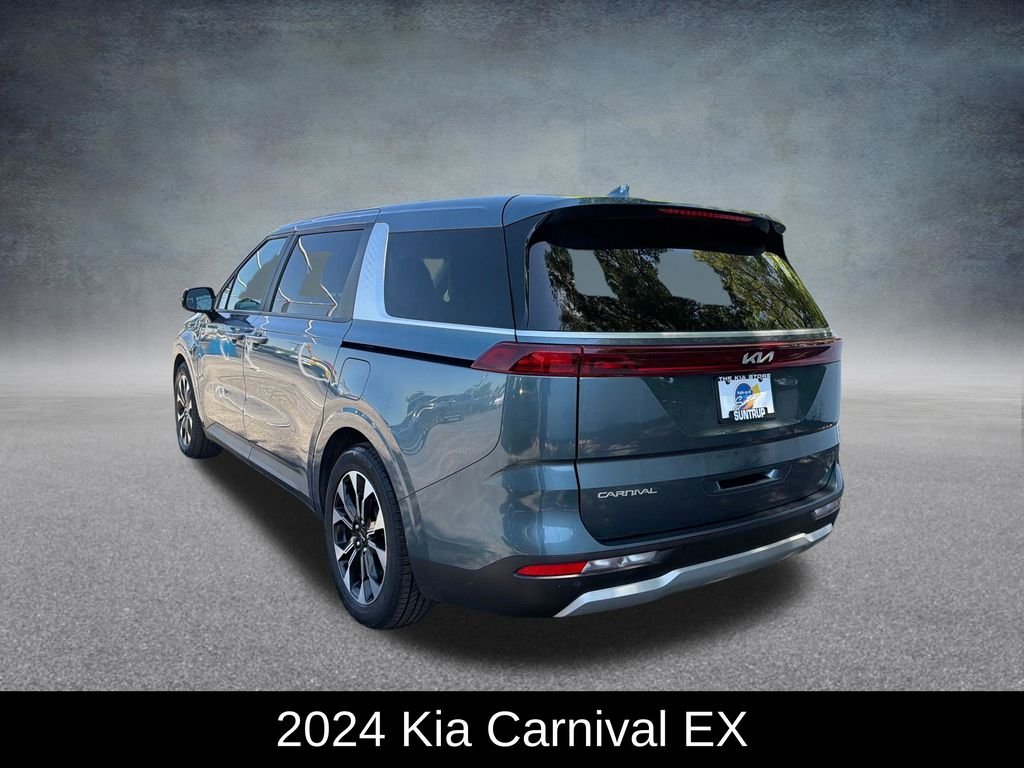 Used 2024 Blue Kia EX image 3