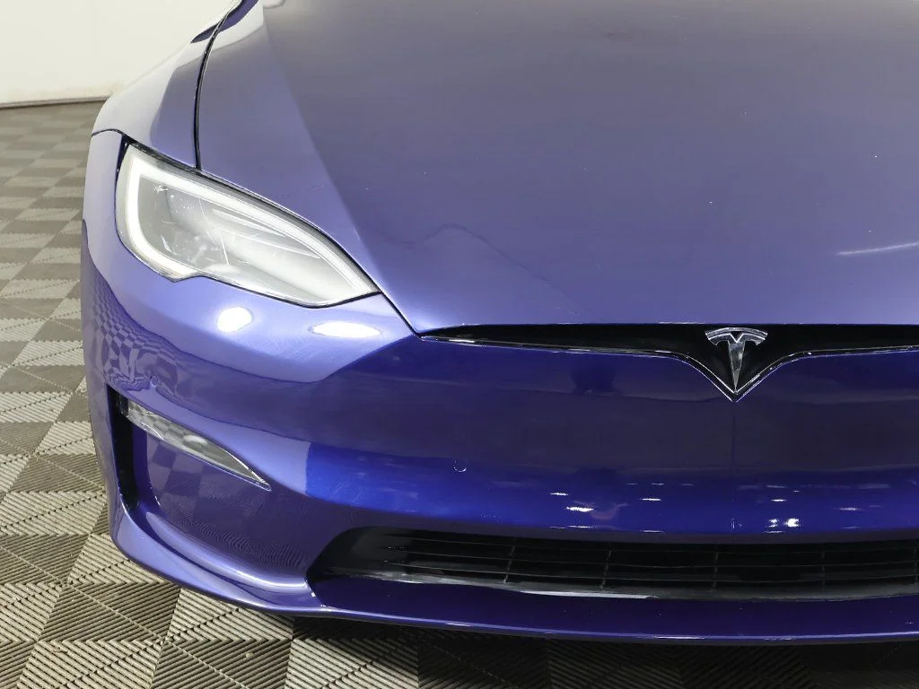 Used 2023 Blue Tesla Plaid image 16