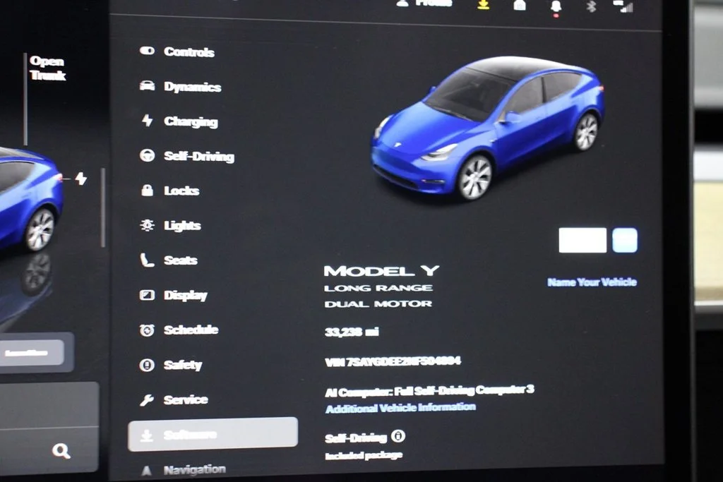 Used 2022 Deep Blue Metallic Tesla Long Range image 23