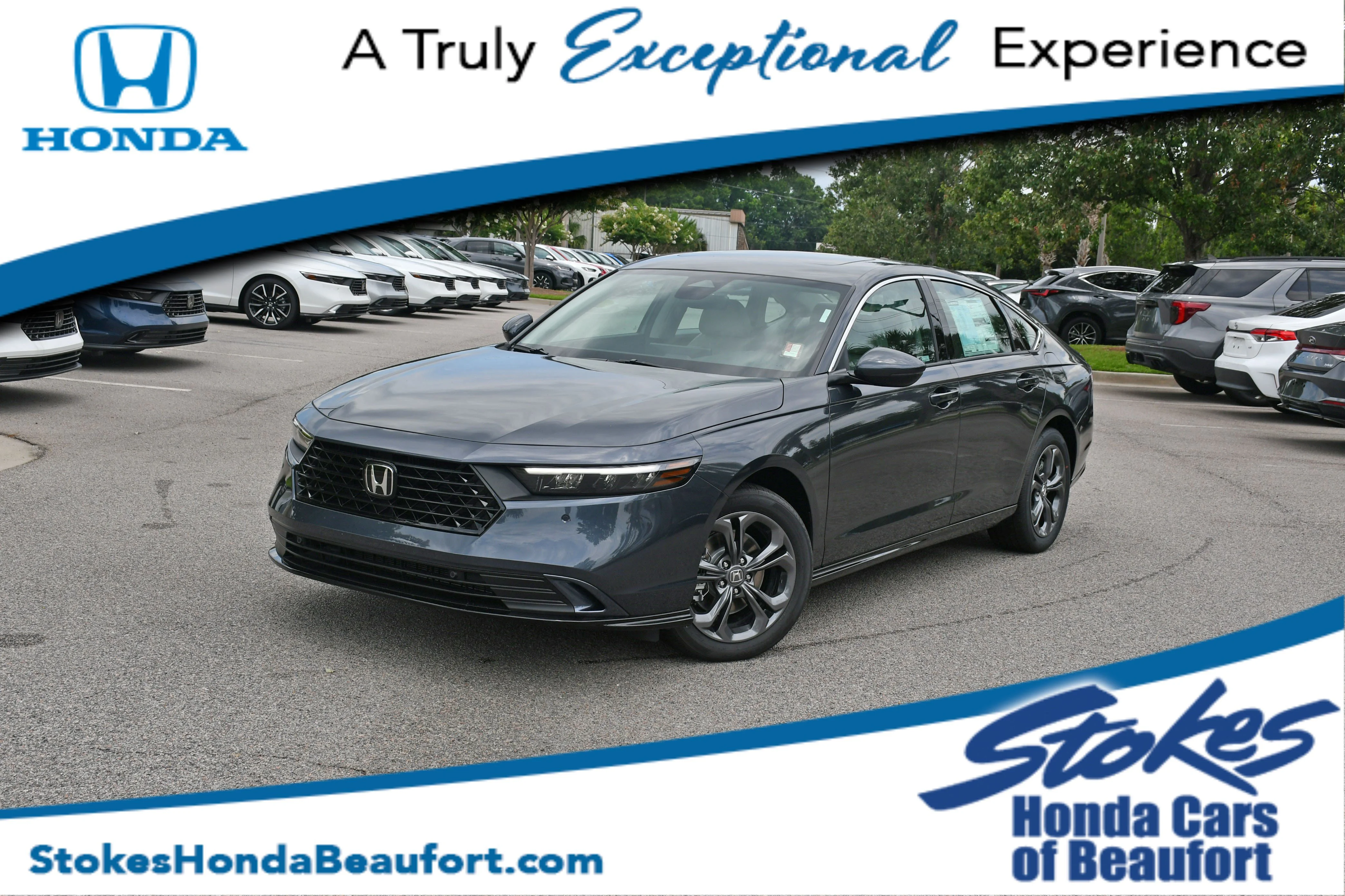 New 2026 Meteorite Gray Metallic Honda EX-L image 1