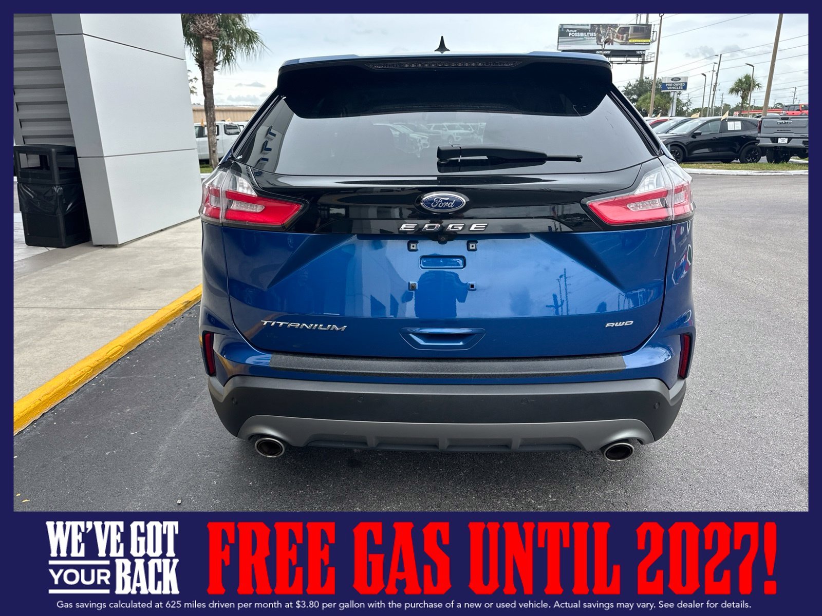 New 2023 Blue Ford Titanium image 4