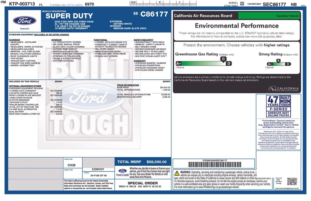 2025 Ford F-350 Super Duty Chassis Cab