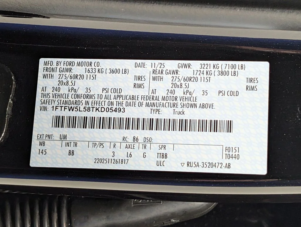 New 2026 Agate Black Metallic Ford Lariat® image 30