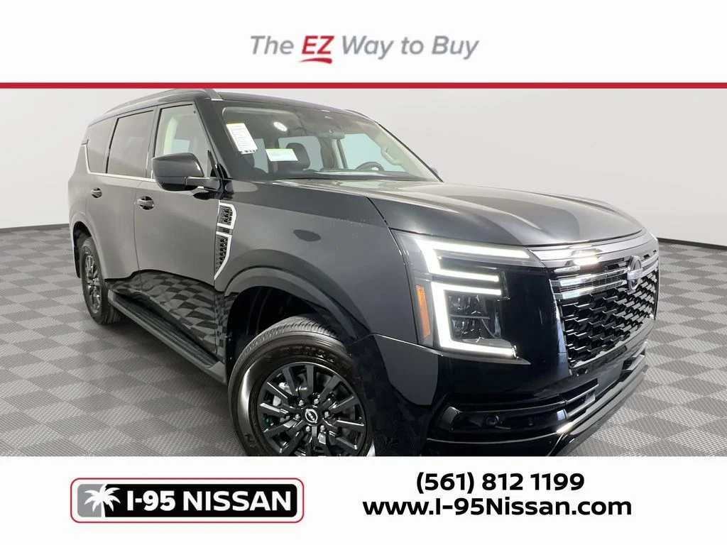 New 2025 Super Black Nissan SV image 1