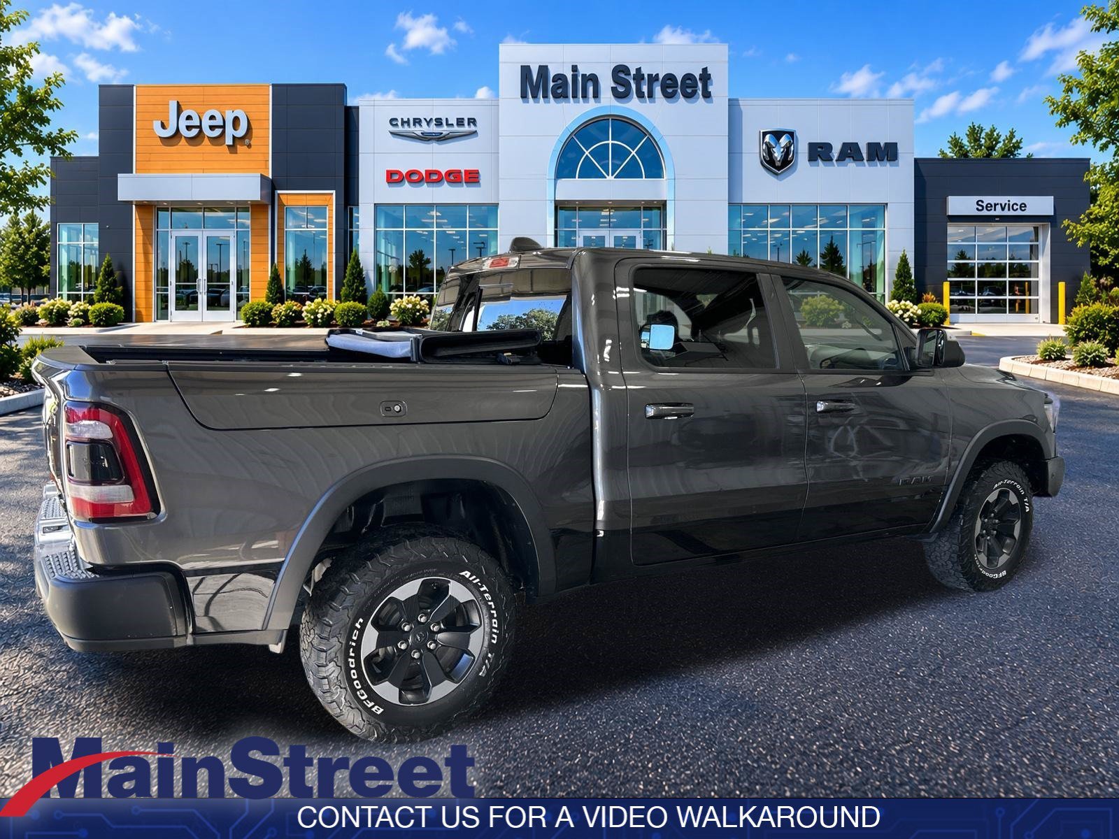 Used 2019 Granite Crystal Metallic Clearcoat Ram Rebel image 9