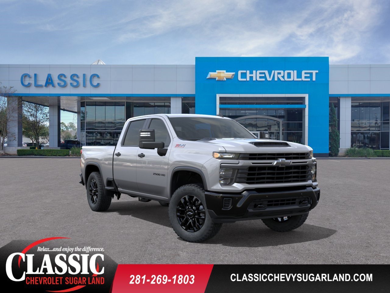 2026 Chevrolet Silverado 2500 HD Custom Gray at Classic Elite Chevrolet Hwy 6