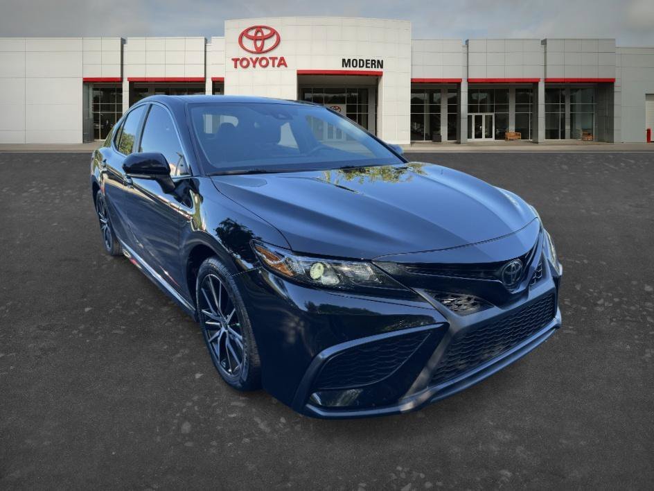 Used 2024 Midnight Black Metallic Toyota SE image 3
