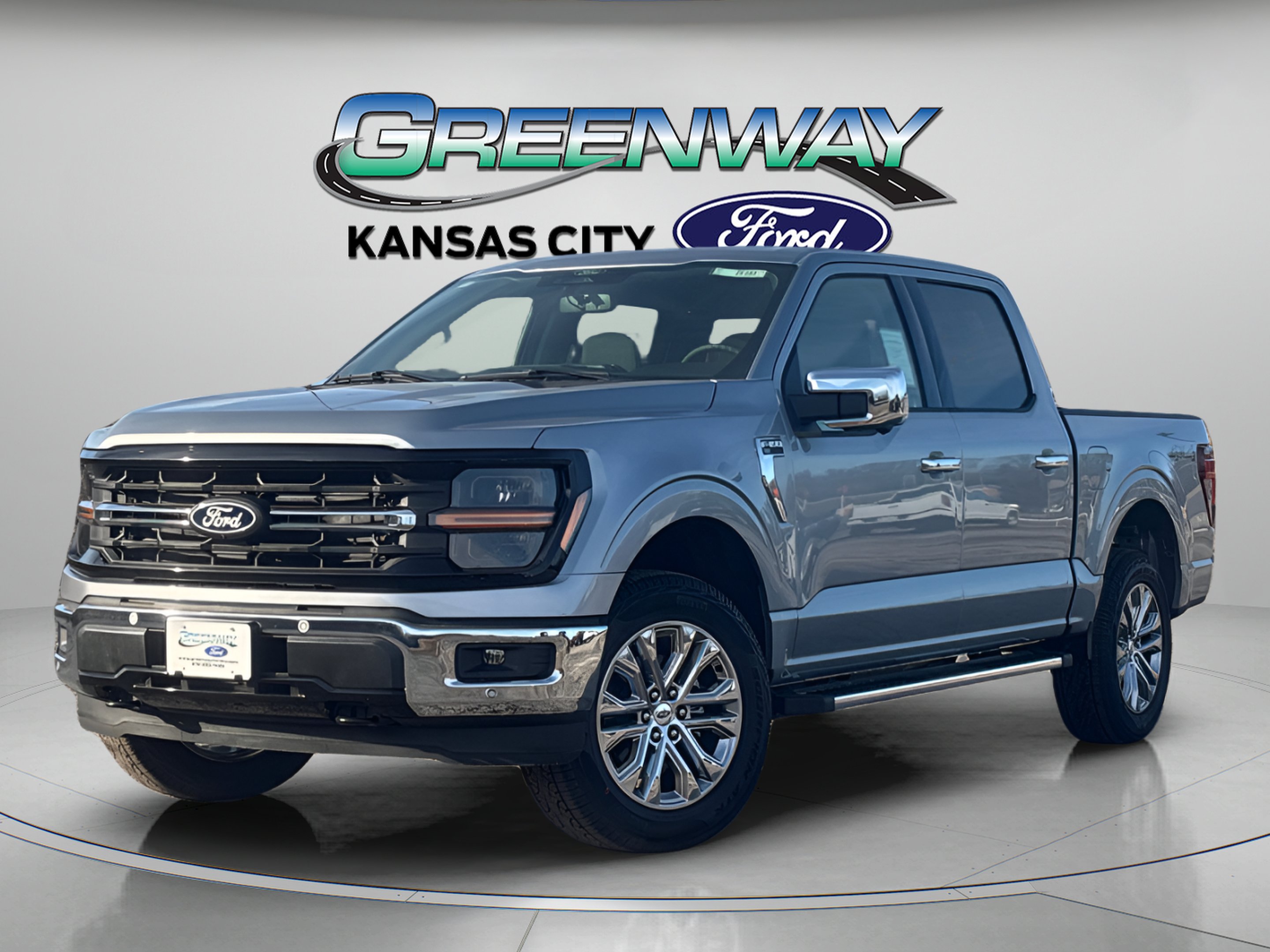 New 2026 Iconic Silver Metallic Ford XLT image 3