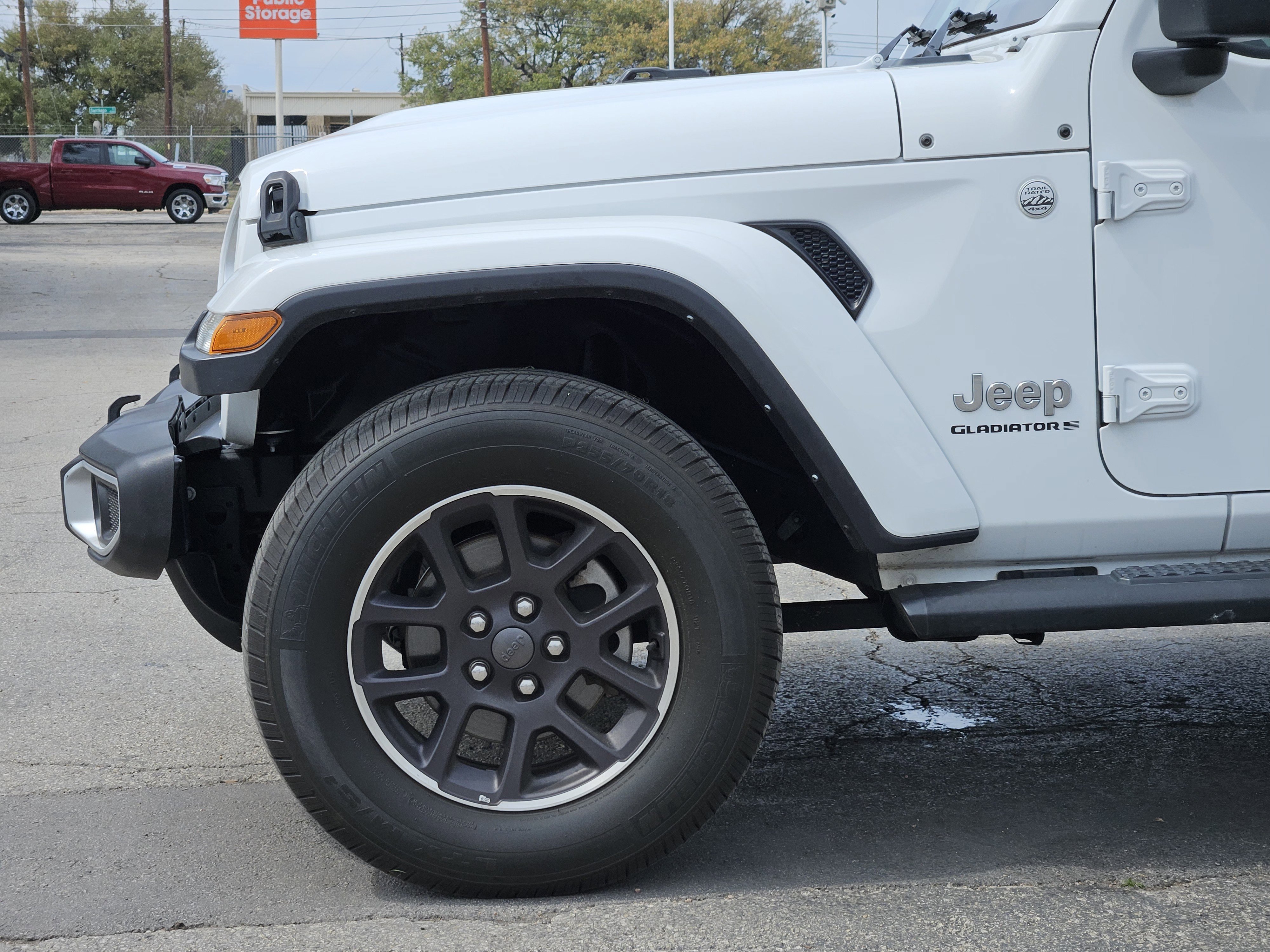 Used 2023 Bright White Clear Coat Jeep Overland image 9