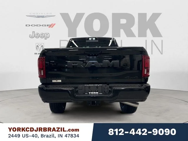 New 2026 Diamond Black Crystal Pearl-Coat Exterior Paint RAM Laramie image 4
