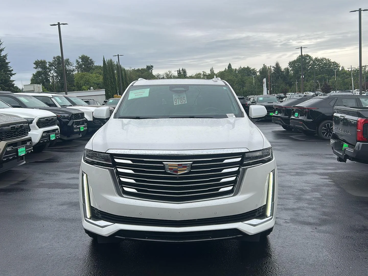 Used 2021 Crystal White Tricoat Cadillac Premium Luxury Platinum image 6