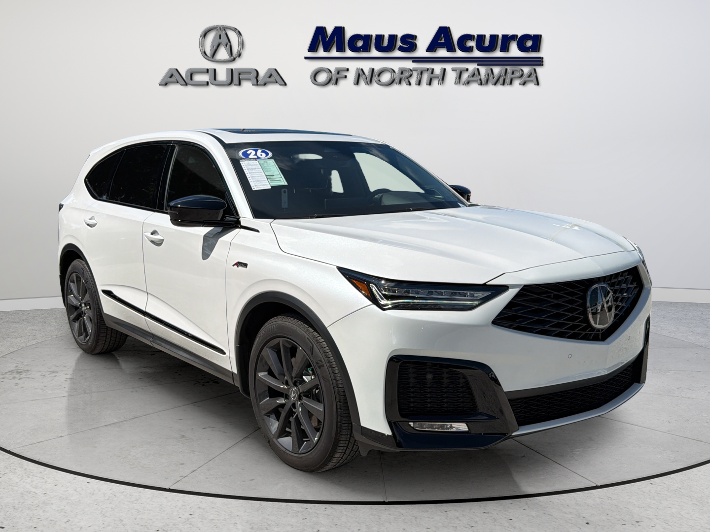 Certified Used 2026 Platinum White Pearl Acura A-Spec image 1