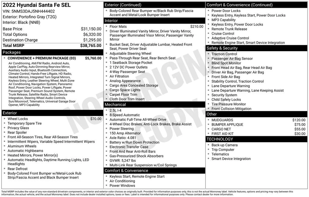 Used 2022 Gray Hyundai SEL image 17