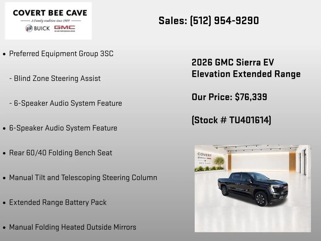 2026 GMC Sierra EV Elevation - Photo 13