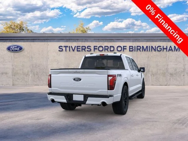 New 2026 Star White Metallic Tri-Coat Ford Lariat® image 8