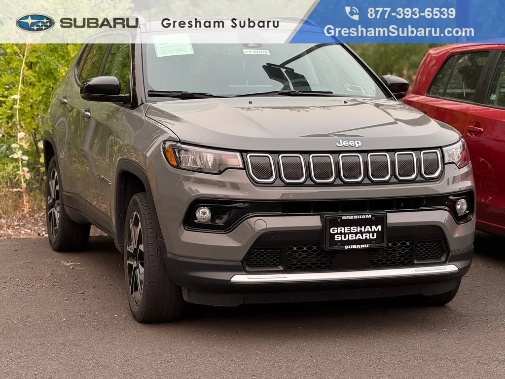 Used 2022 Sting-Gray Clearcoat Jeep Limited image 1