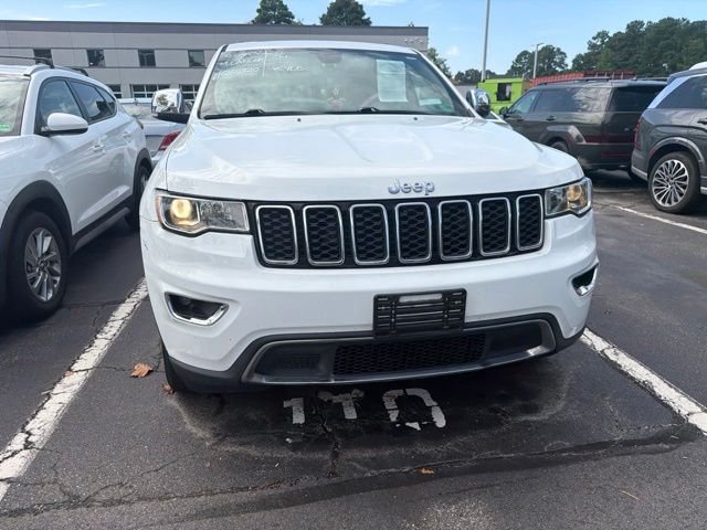 Used 2021 Bright White Clearcoat Jeep Limited image 2