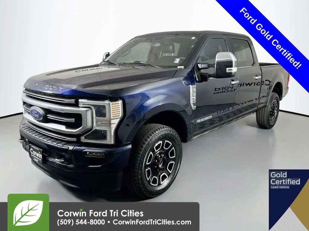 Certified Used 2021 Antimatter Blue Metallic Ford Platinum image 5
