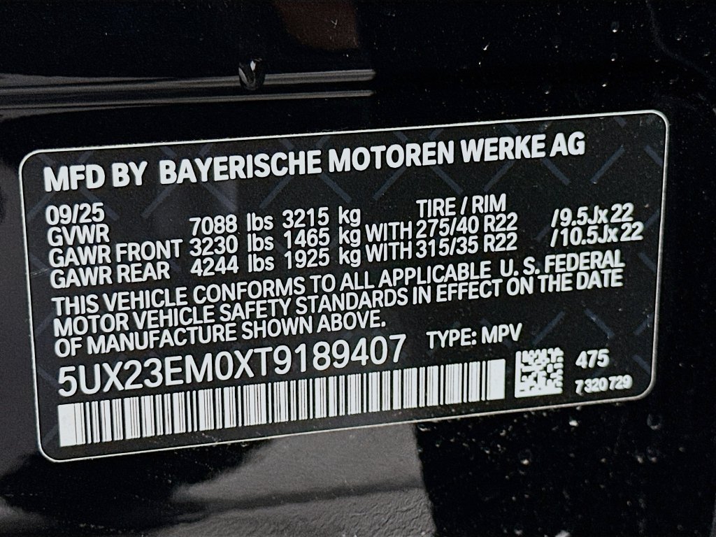 Used 2026 Black Sapphire Metallic BMW xDrive40i image 24