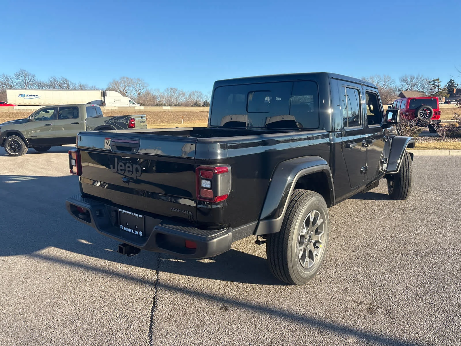 New 2026 Black Clear-Coat Exterior Paint Jeep Sahara image 9