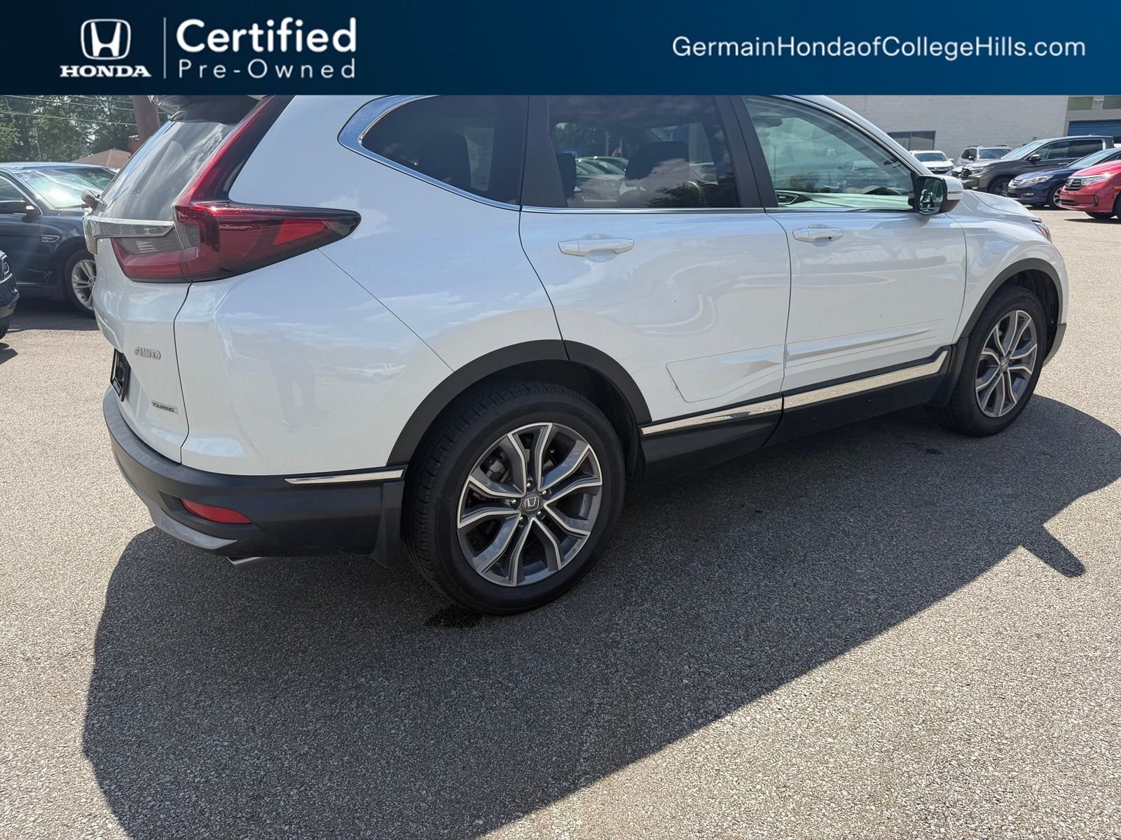 Certified Used 2021 Platinum White Pearl Honda AWD TOURING image 7