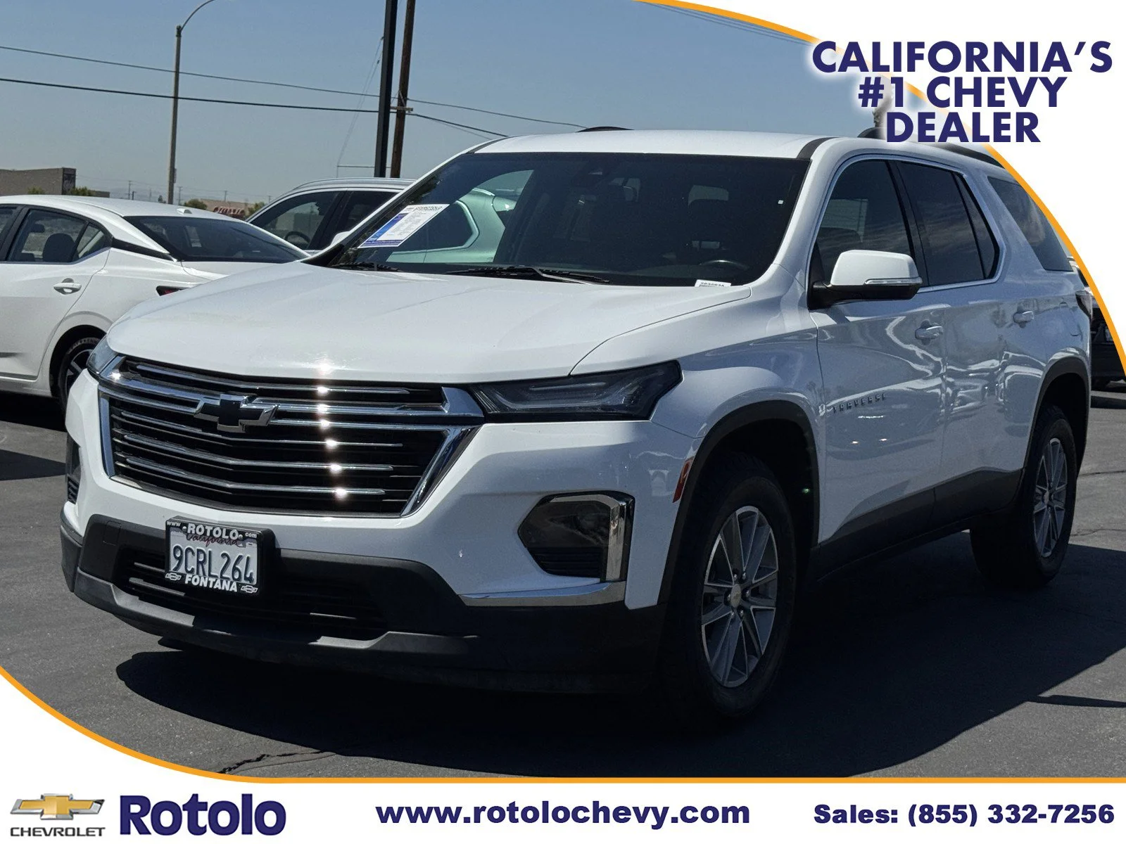 Used 2022 Summit White Chevrolet LT Leather image 3