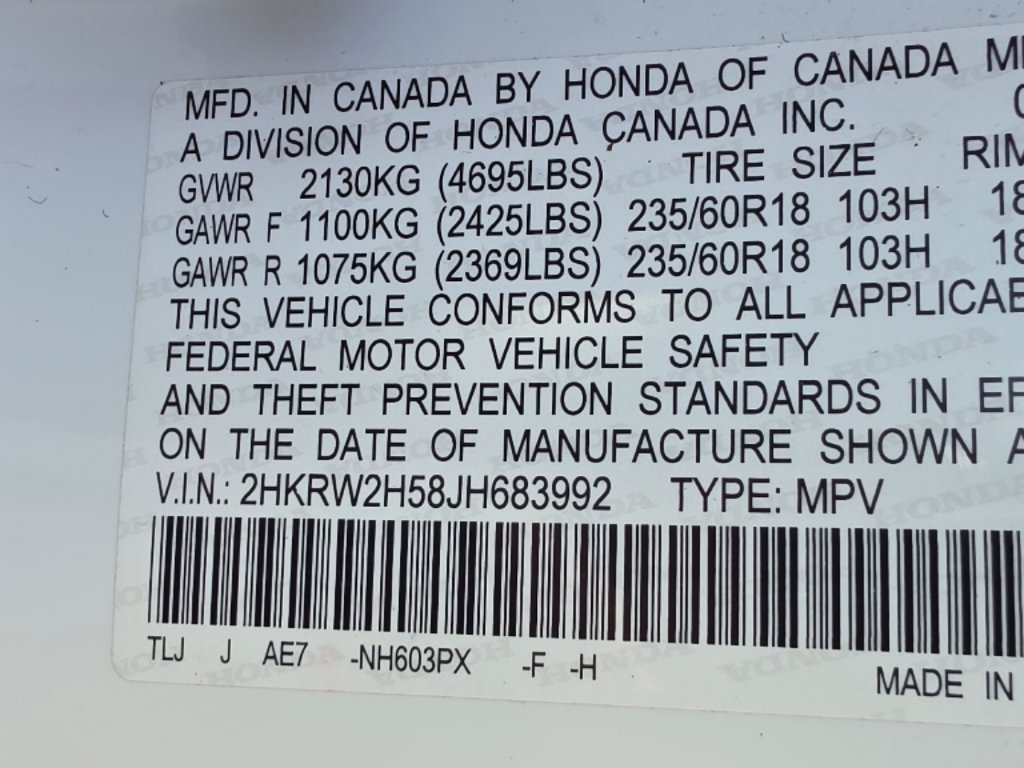 Used 2018 White Honda EX image 36