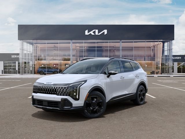 New 2027 Glacial White Pearl / Black Ro Kia X-Line image 2