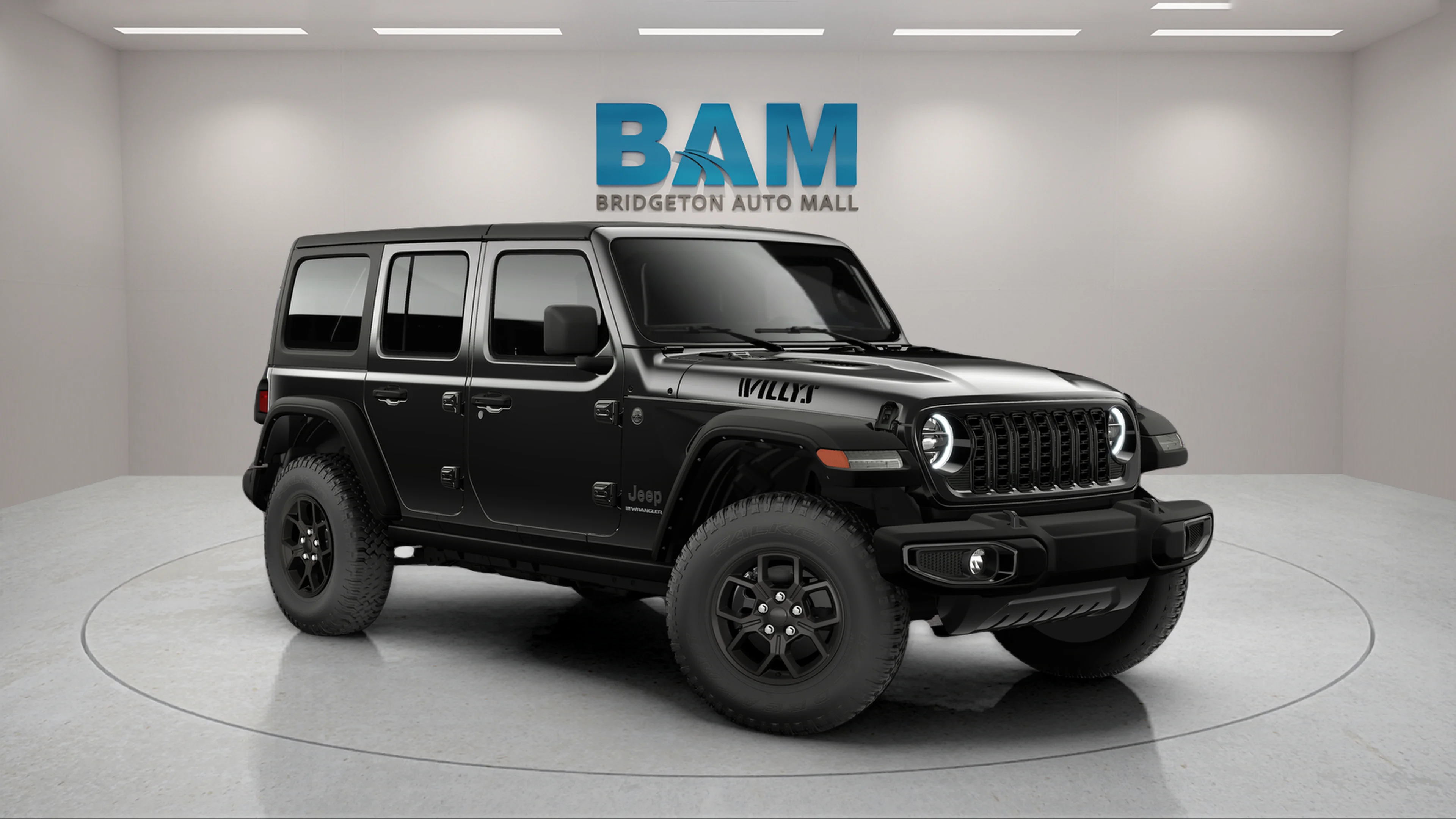 New 2026 Black Clear-Coat Exterior Paint Jeep Willys image 1