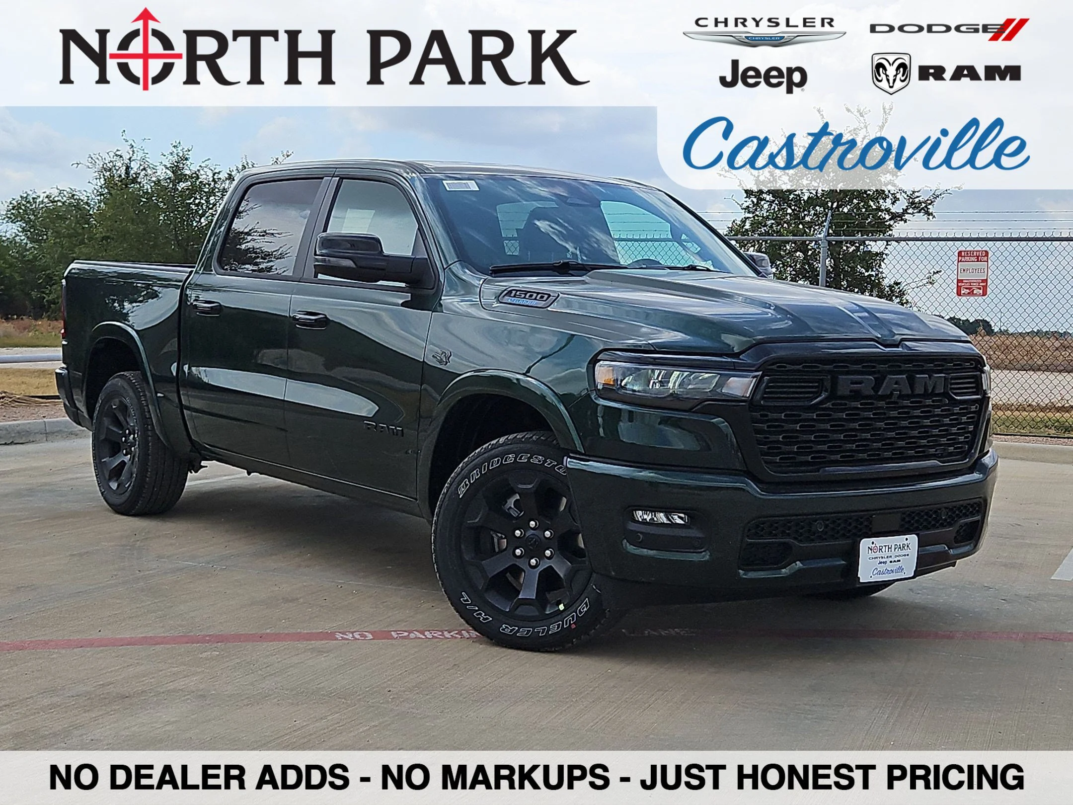New 2027 Serrano-Green Metallic Exterior Paint RAM Big Horn/Lone Star image 1