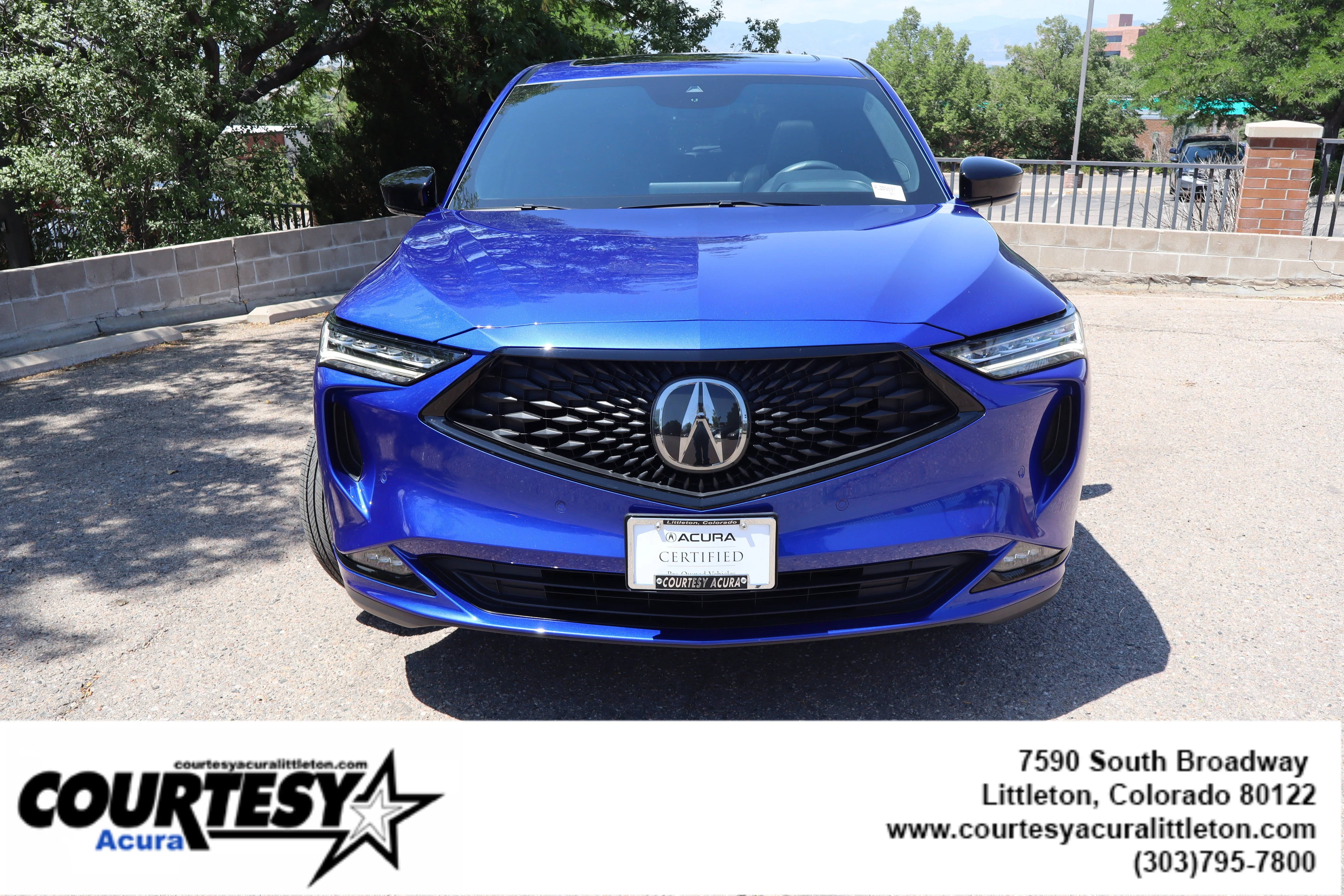 Certified Used 2024 Apex Blue Pearl Acura SH-AWD A-SPEC image 2