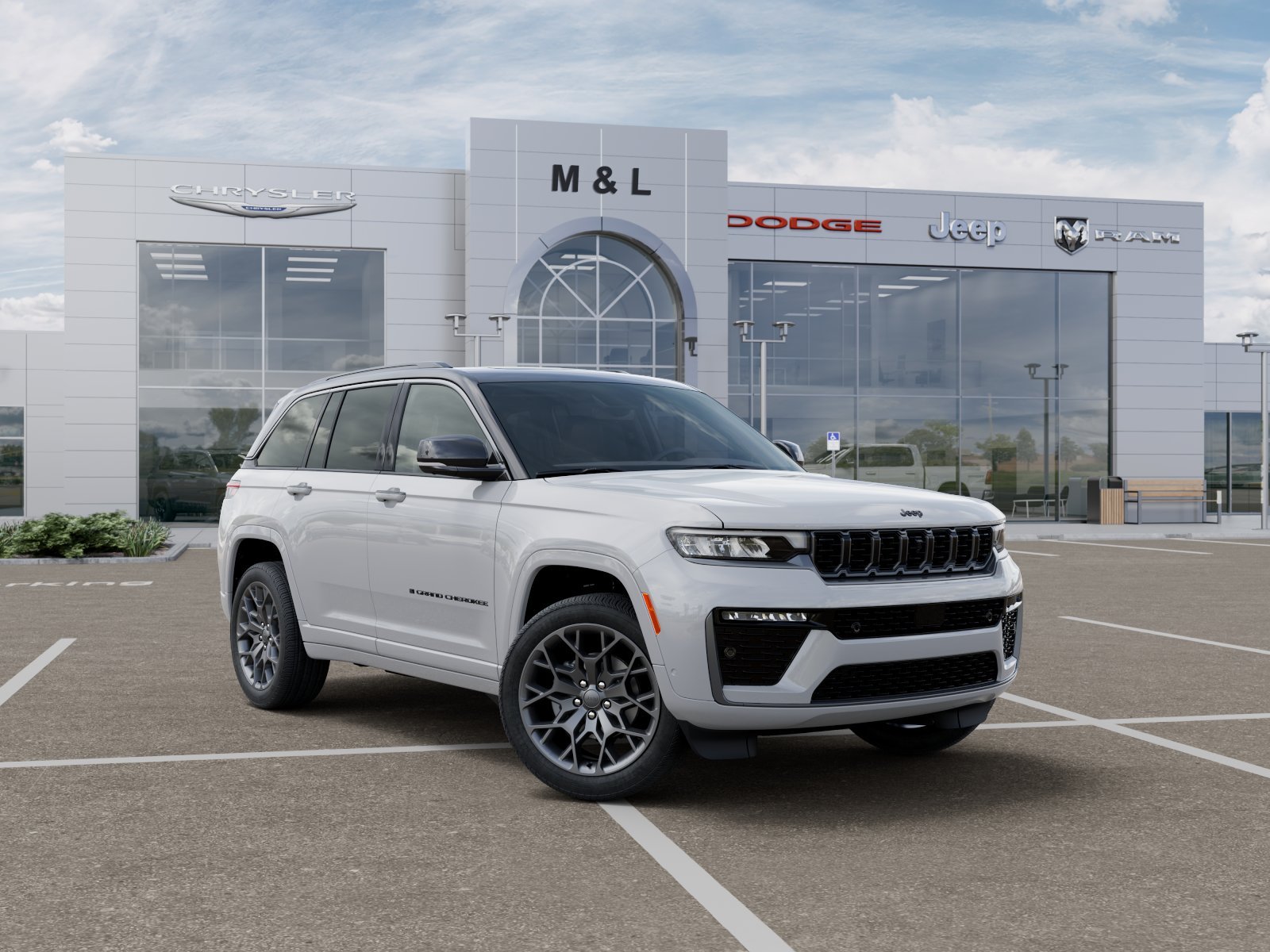New 2026 Bright White Clear-Coat Exterior Paint Jeep Summit 4x4 image 27
