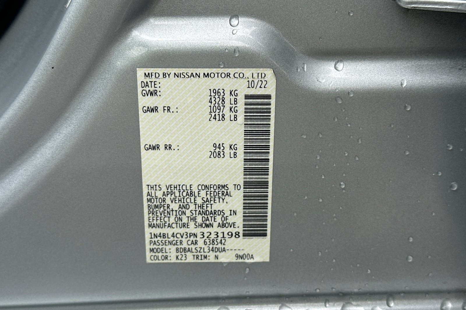 Used 2023 Brilliant Silver Metallic Nissan 2.5 SR image 29