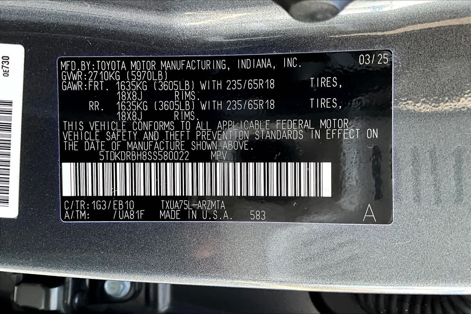 2025 Toyota Highlander XLE - Photo 37