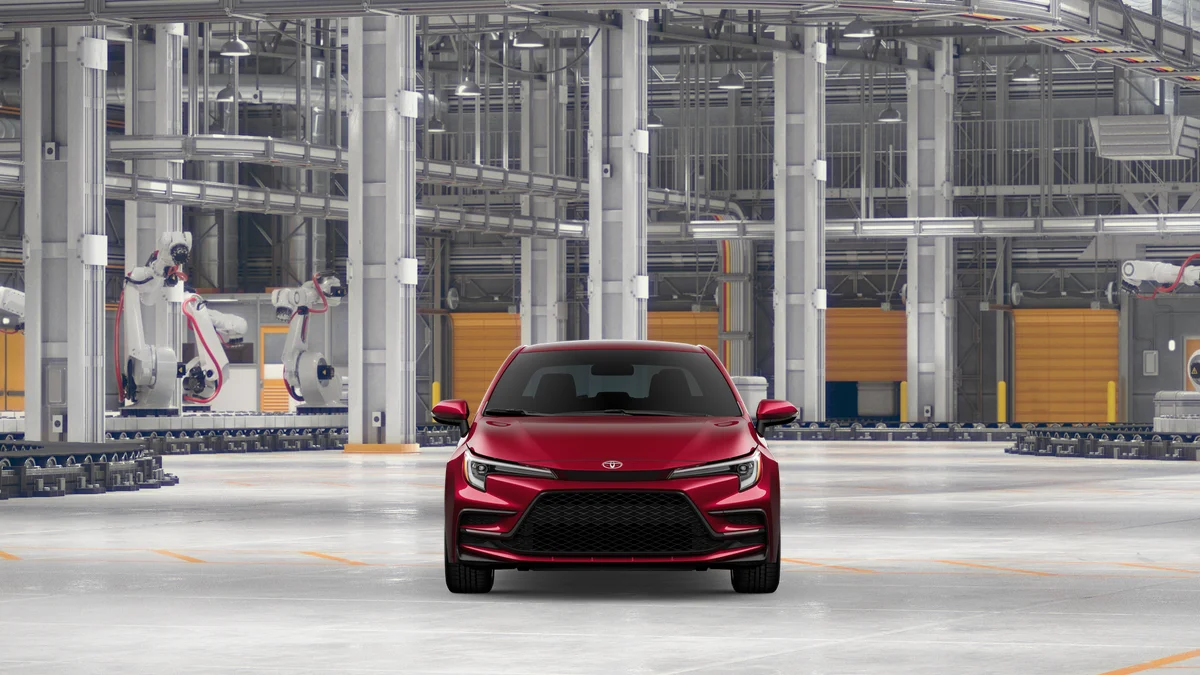 New 2026 Ruby Flare Pearl Toyota SE image 17