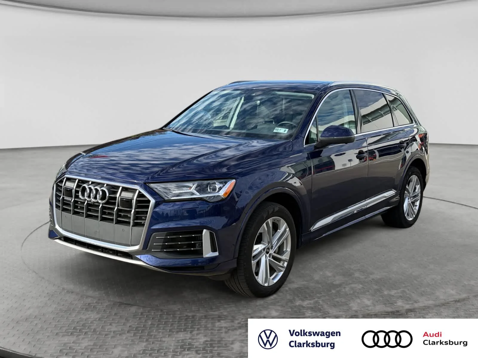 Used 2022 Navarra Blue Metallic Audi Premium Plus image 1