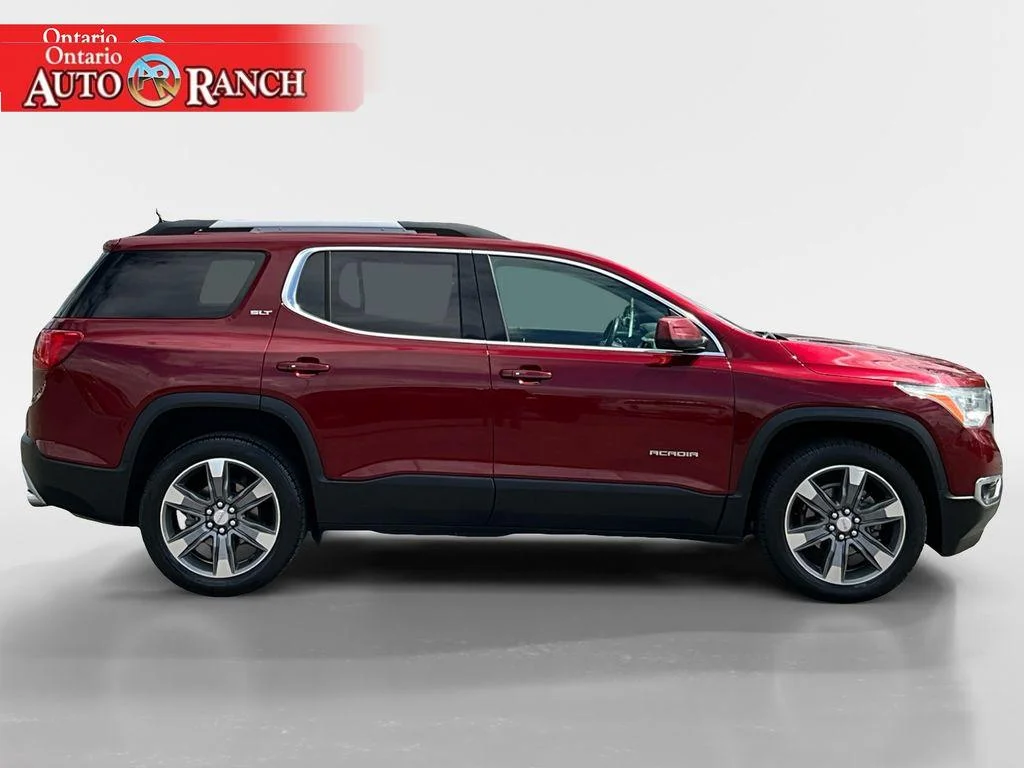 Used 2018 Crimson Red Tintcoat GMC SLT image 6