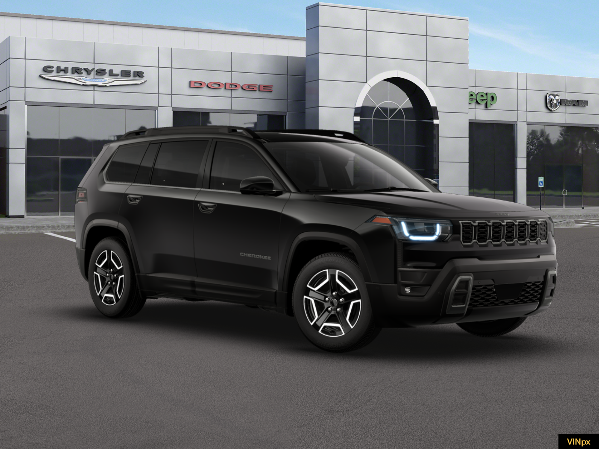 New 2026 Diamond Black Crystal Pearl-Coat Exterior Paint Jeep  image 11
