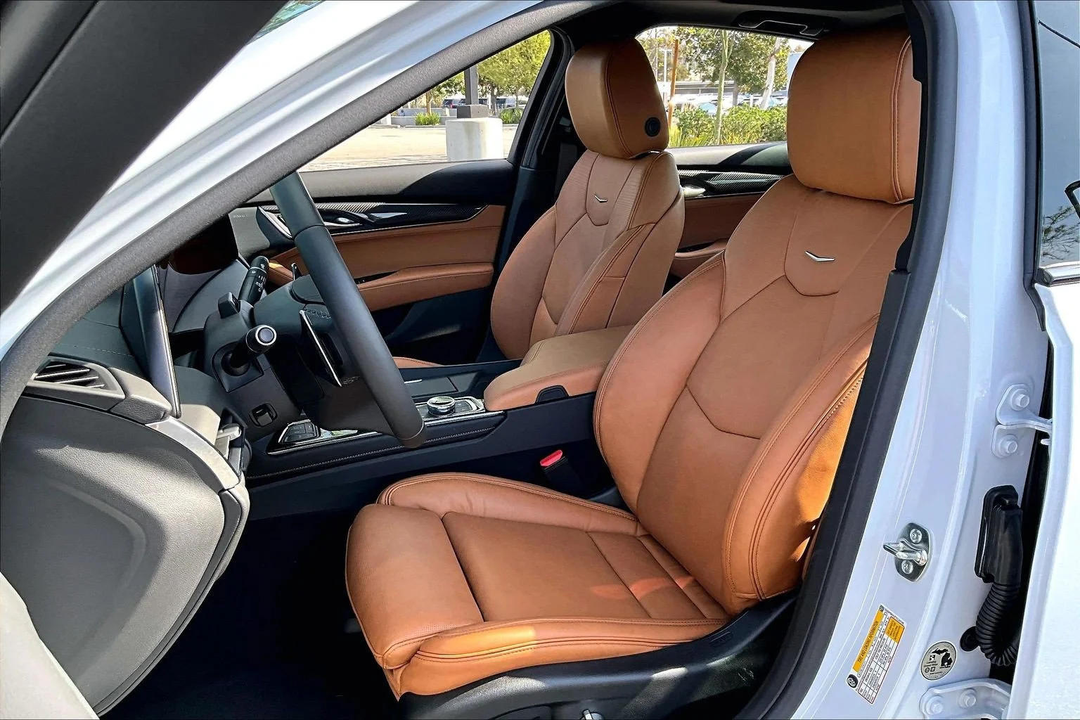 New 2026 Vibrant White Tricoat Cadillac Sport image 9