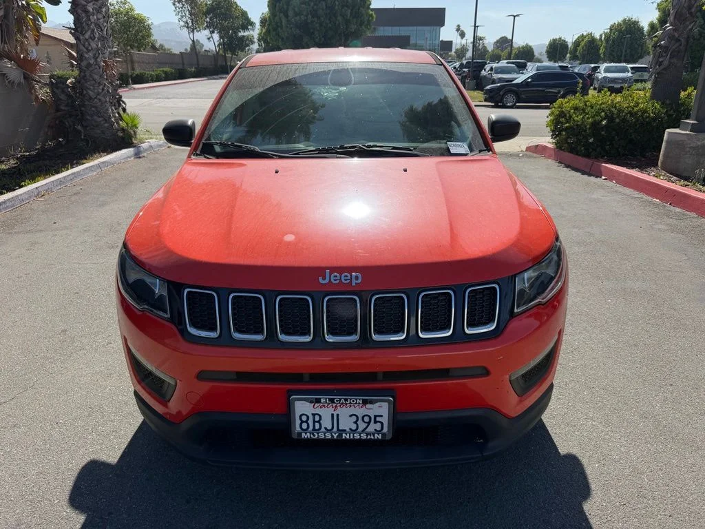 Used 2018 Orange Jeep Sport image 2