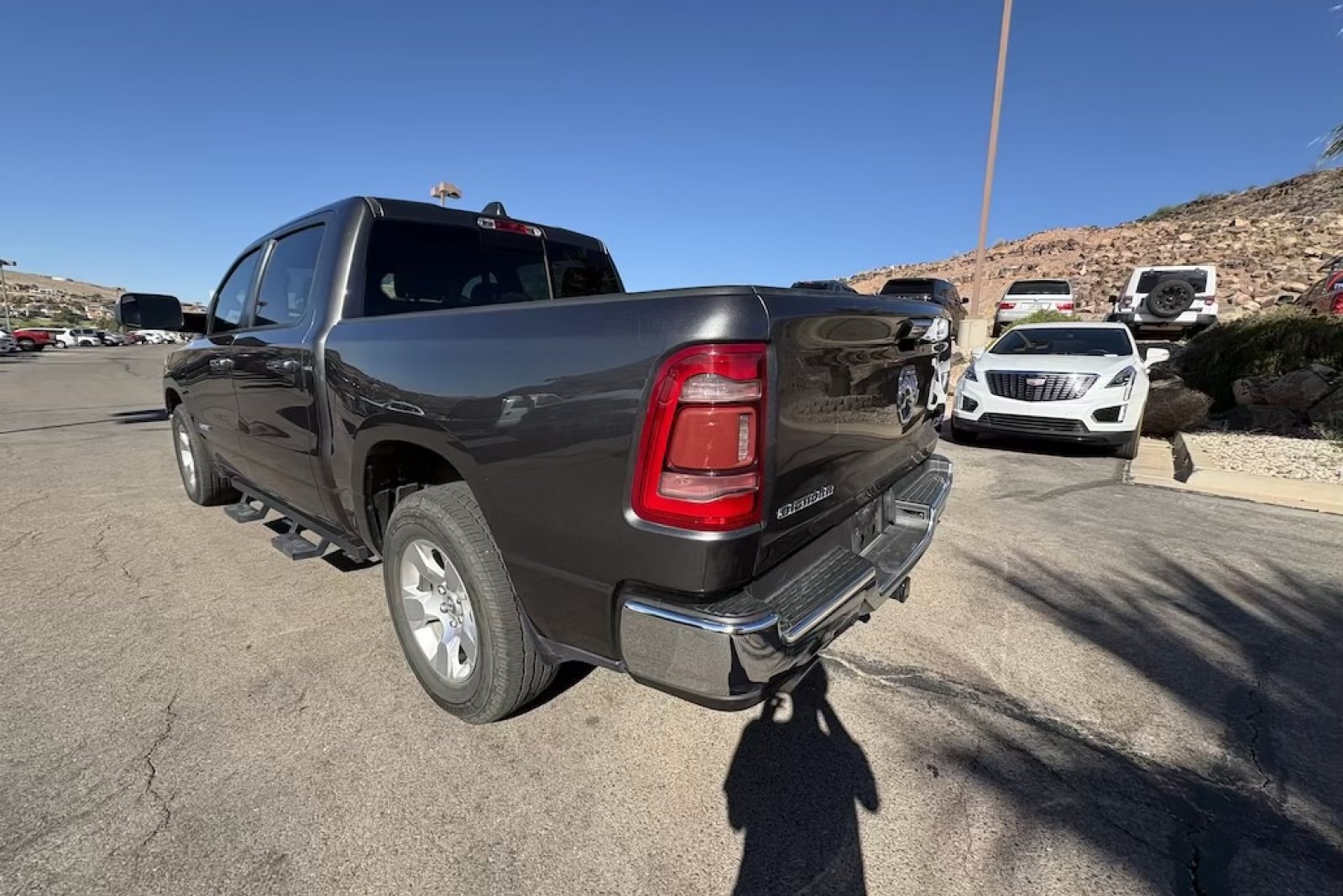 Used 2020 Granite Crystal Metallic Clearcoat Ram Big Horn image 3